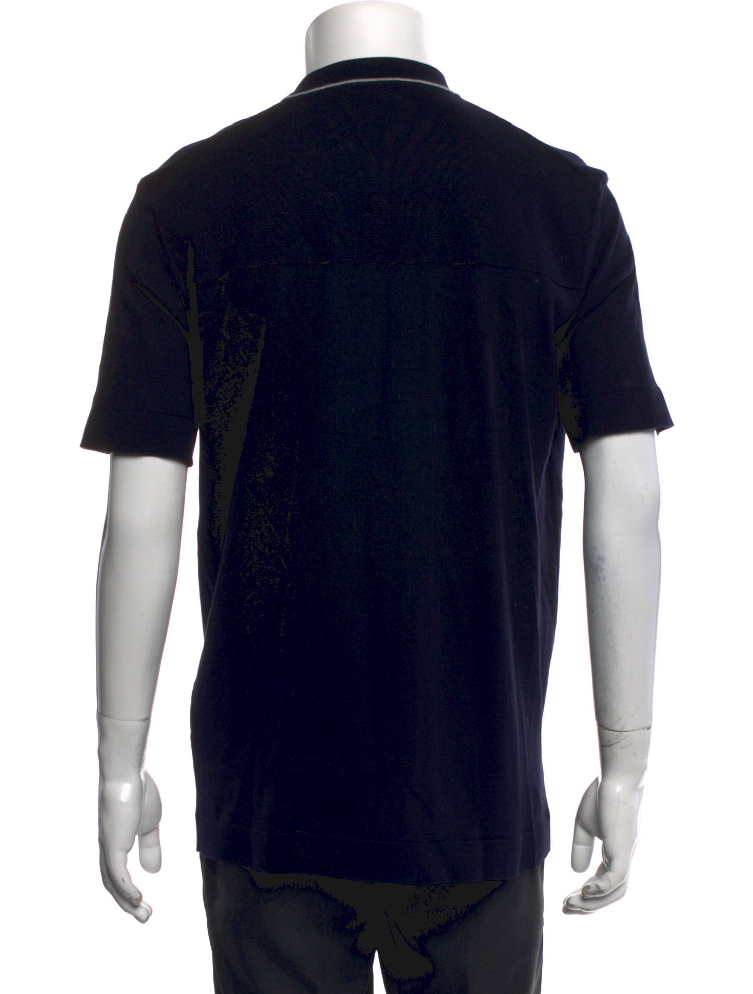 Jil Sander V-Neck Short Sleeve Polo Shirt